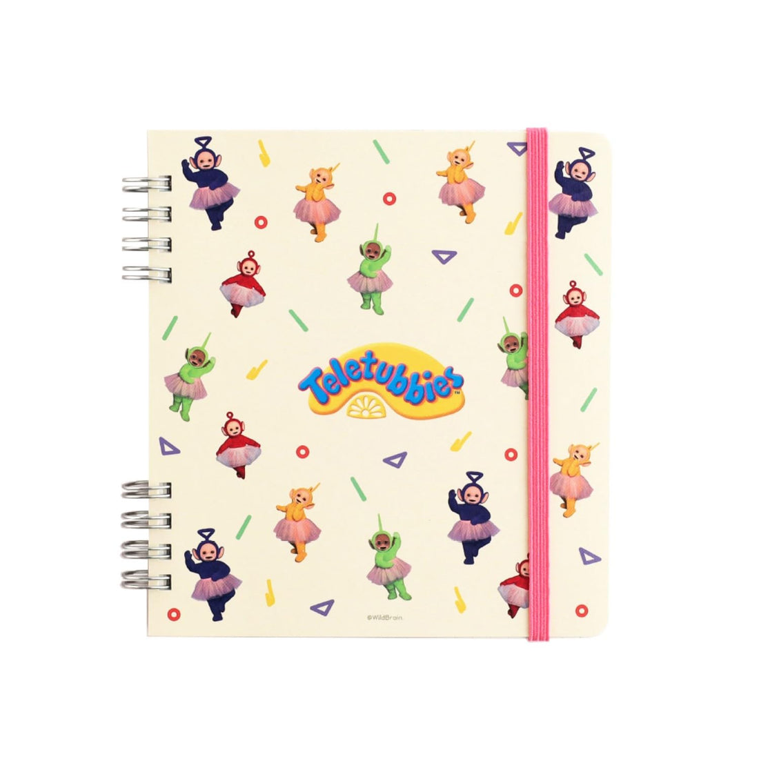 Overglad Teletubbies Square Ring Notebook, Skirt, 70 Sheets