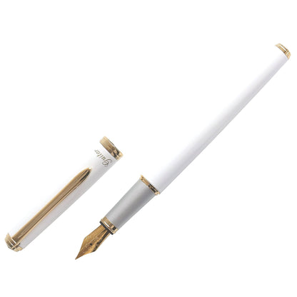 Teranishi Chemical Industry Guitar Fountain Pen Brillante White
