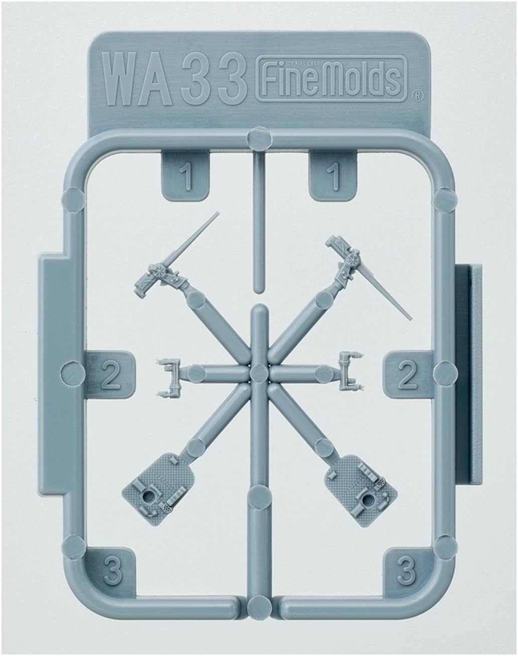 FineMolds 1/700 Nano Dread Series US Navy 5 Inch Gun Model Parts