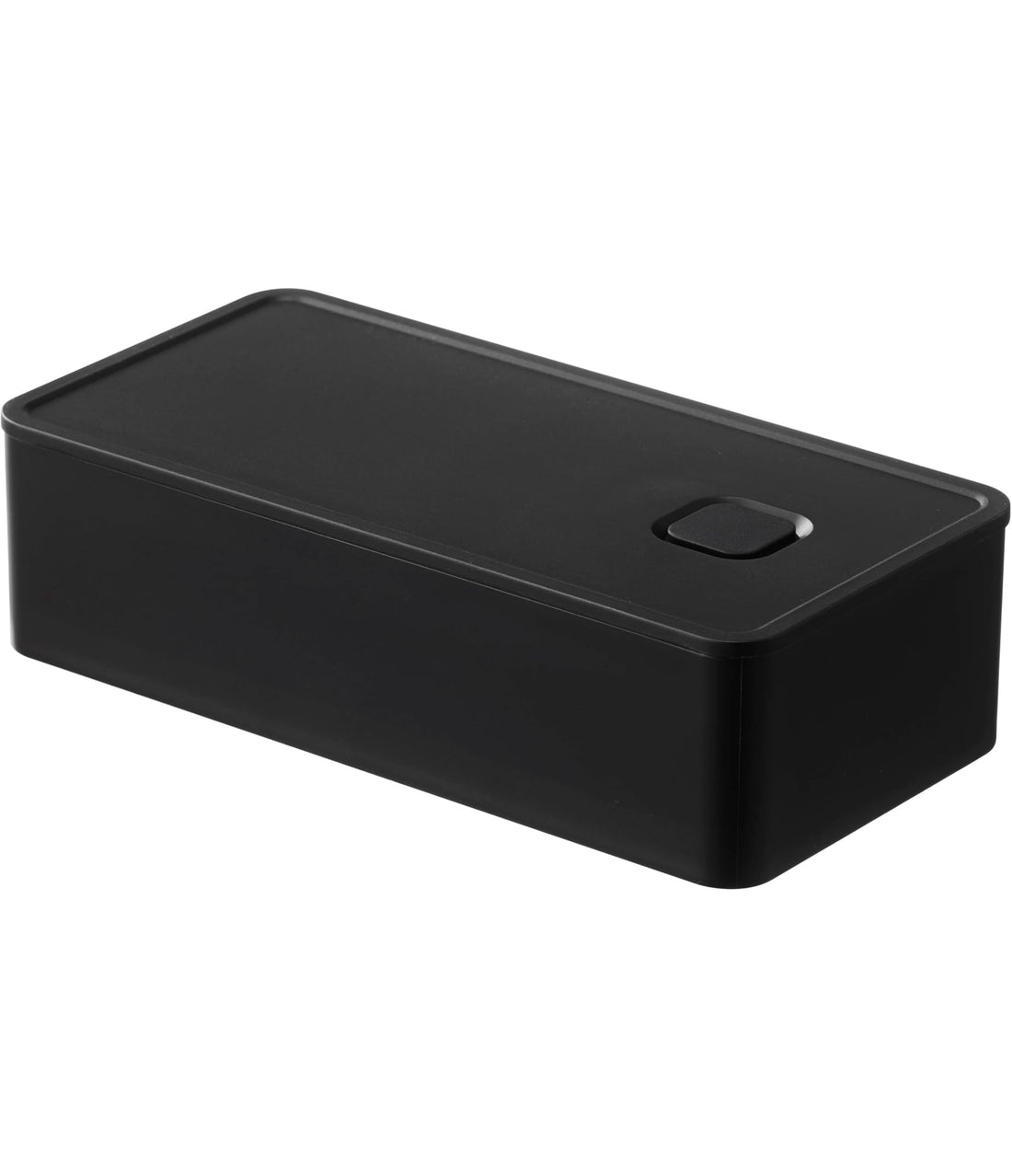 Yamazaki Wide Sealed Lunch Box with Valve 500ml Black