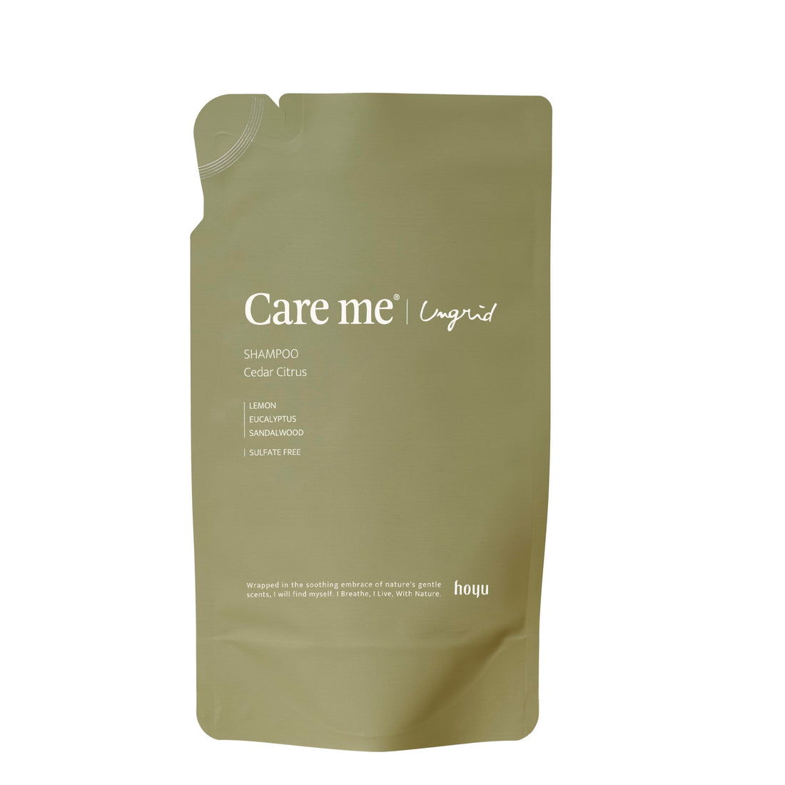 Care me Shampoo Cedar Citrus Refill 400ml Organic Hair Care