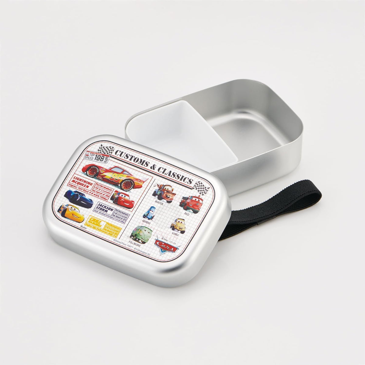 Skater Lunch Box for Kids 370ml with Disney Cars Design