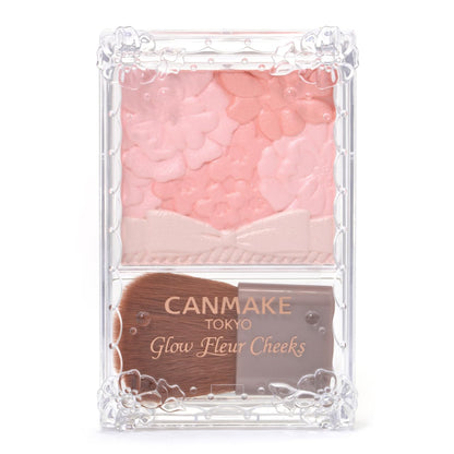 CANMAKE Glow Fleur Cheeks 18 Milky Coral Powder Blush
