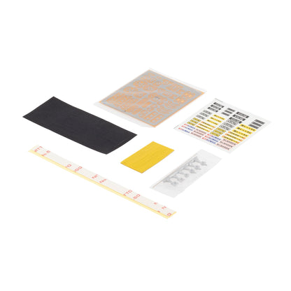 Model Factory Hiro Flexible Sheet Belt Set 1/20 Scale Black 2 Sets