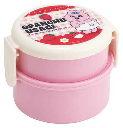 Skater Round Bento Box with Fork 500ml for Lunch on the Go