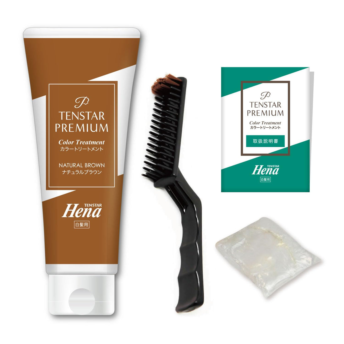 Tens Star Premium Color Treatment Natural Brown 200g Hair Dye