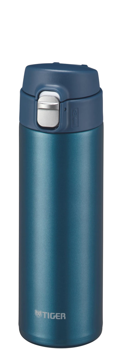TIGER Stainless Steel Water Bottle 480ml with One-Push Design