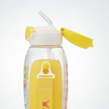 Skater One-Push Straw Bottle with Shoulder Belt 780ml for Kids