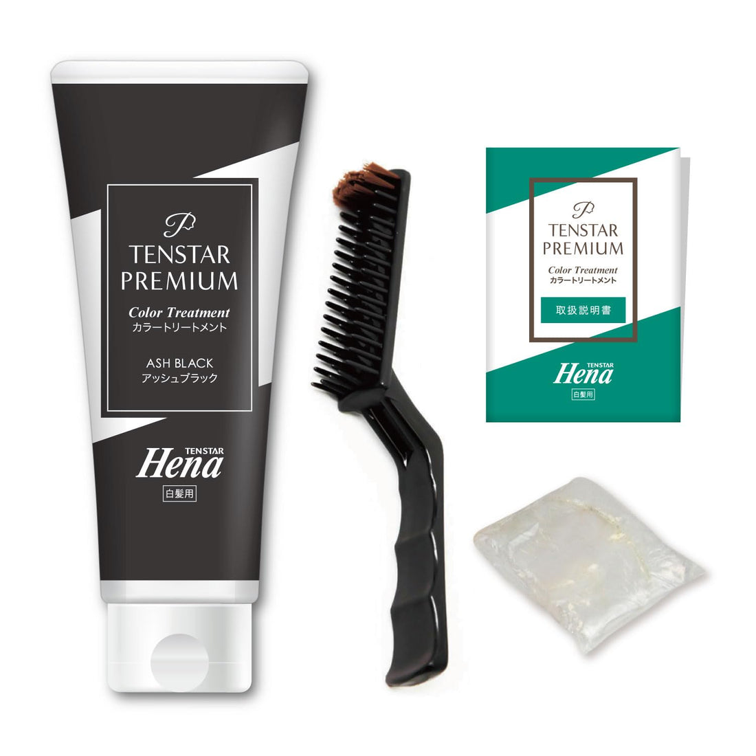 Tensstar Premium Color Treatment Ash Black 200g Japanese Hair Color
