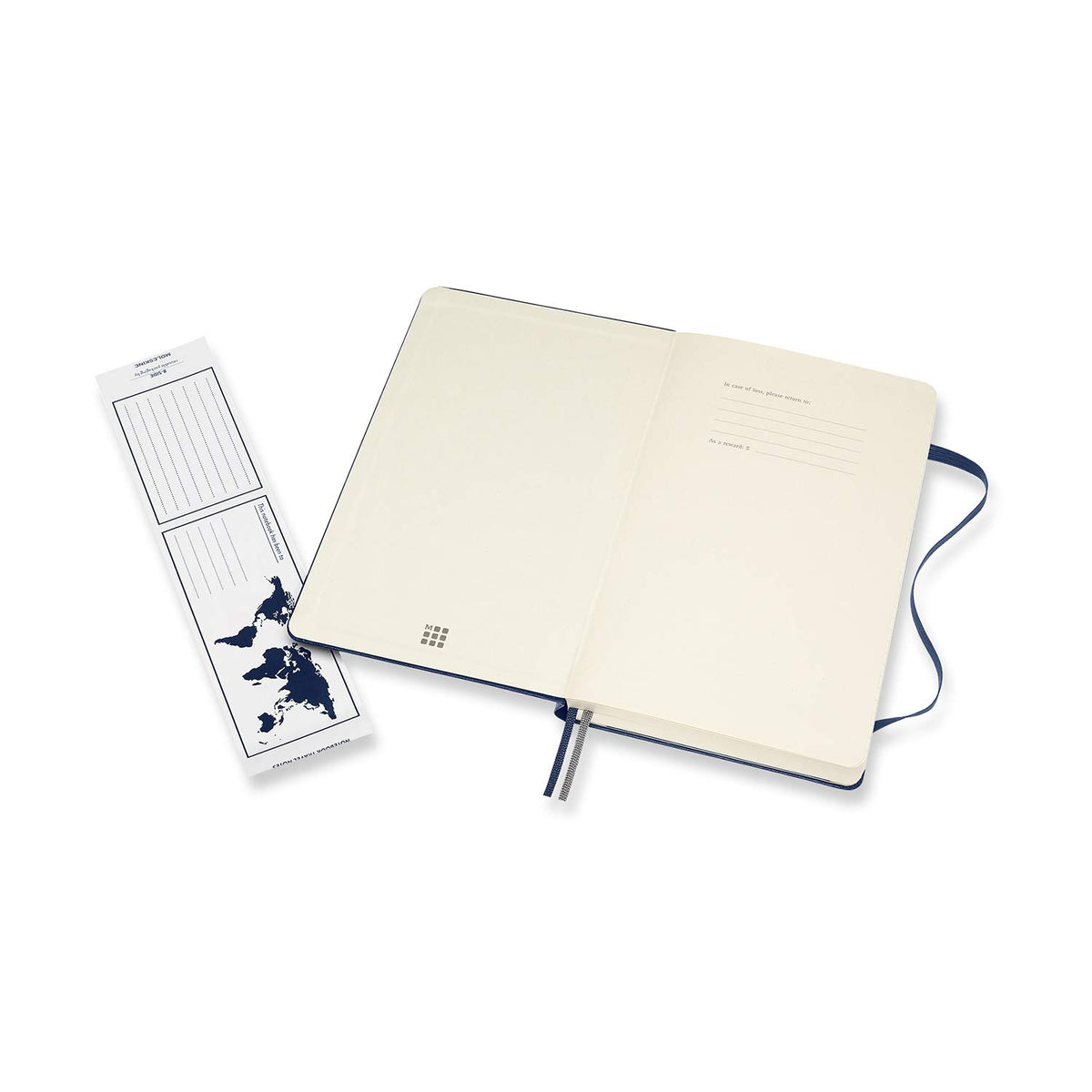 Moleskine Classic Notebook Expanded 400 Pages Sapphire Blue