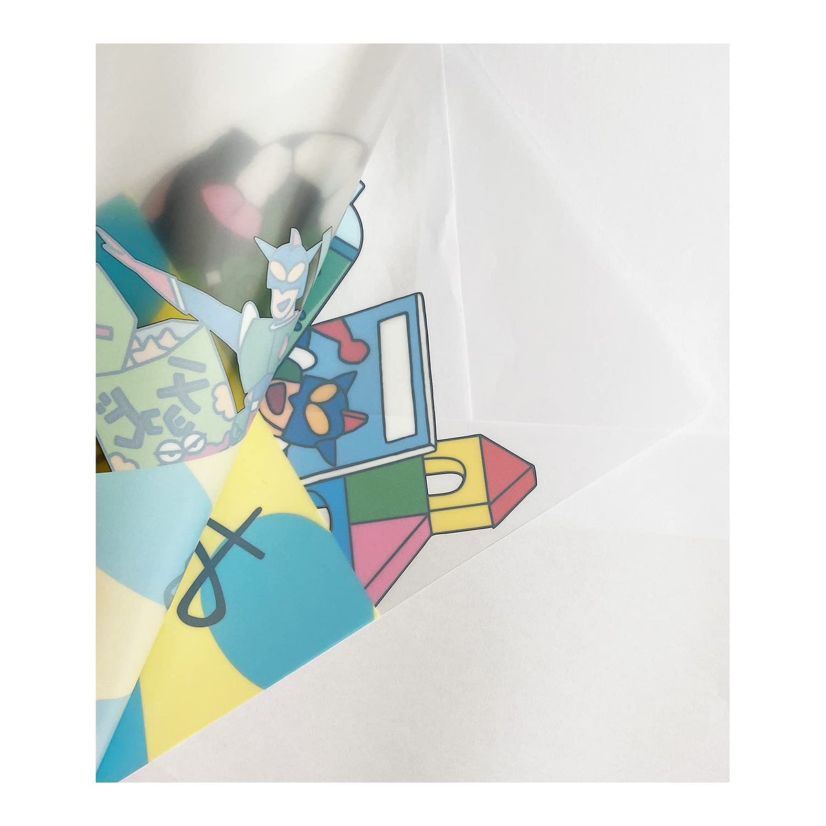 Small Planet Crayon Shin-chan A4 Clear File Collectible Item