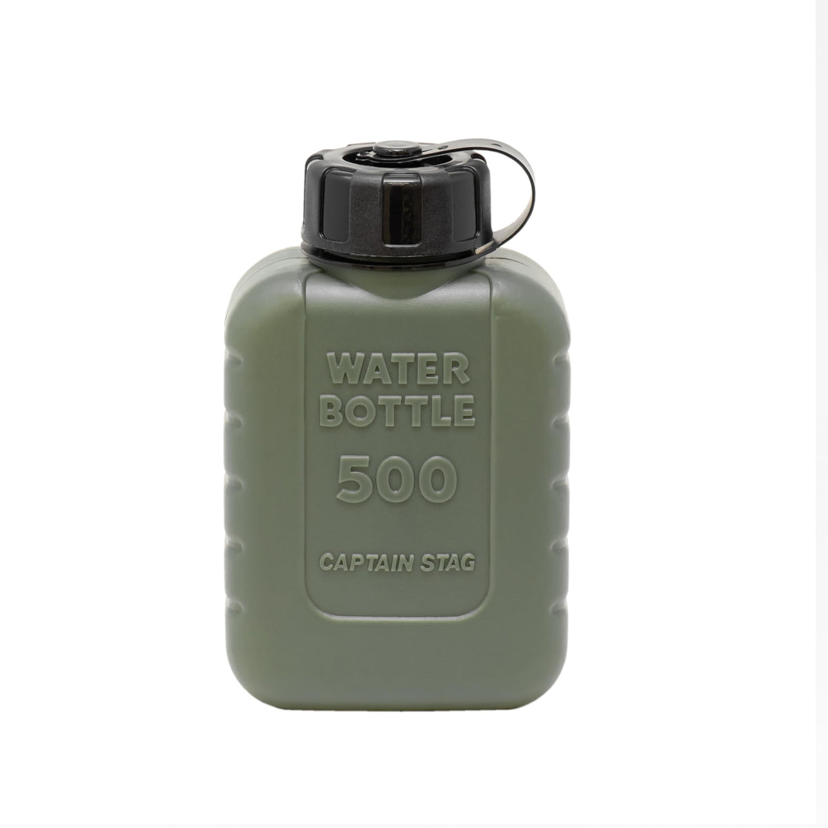 CAPTAIN STAG Water Bottle with Measurement 500ml Olive Green