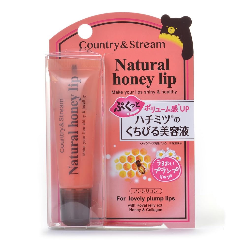 Country&amp;Stream Honey Full Lip Plumper Peach 10g for Moisture and Volume