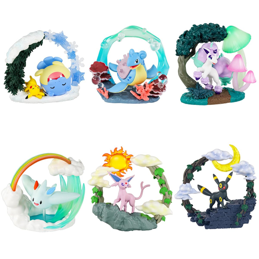 RE-MENT Pocket Monster Diorama Collection Scale Model Set