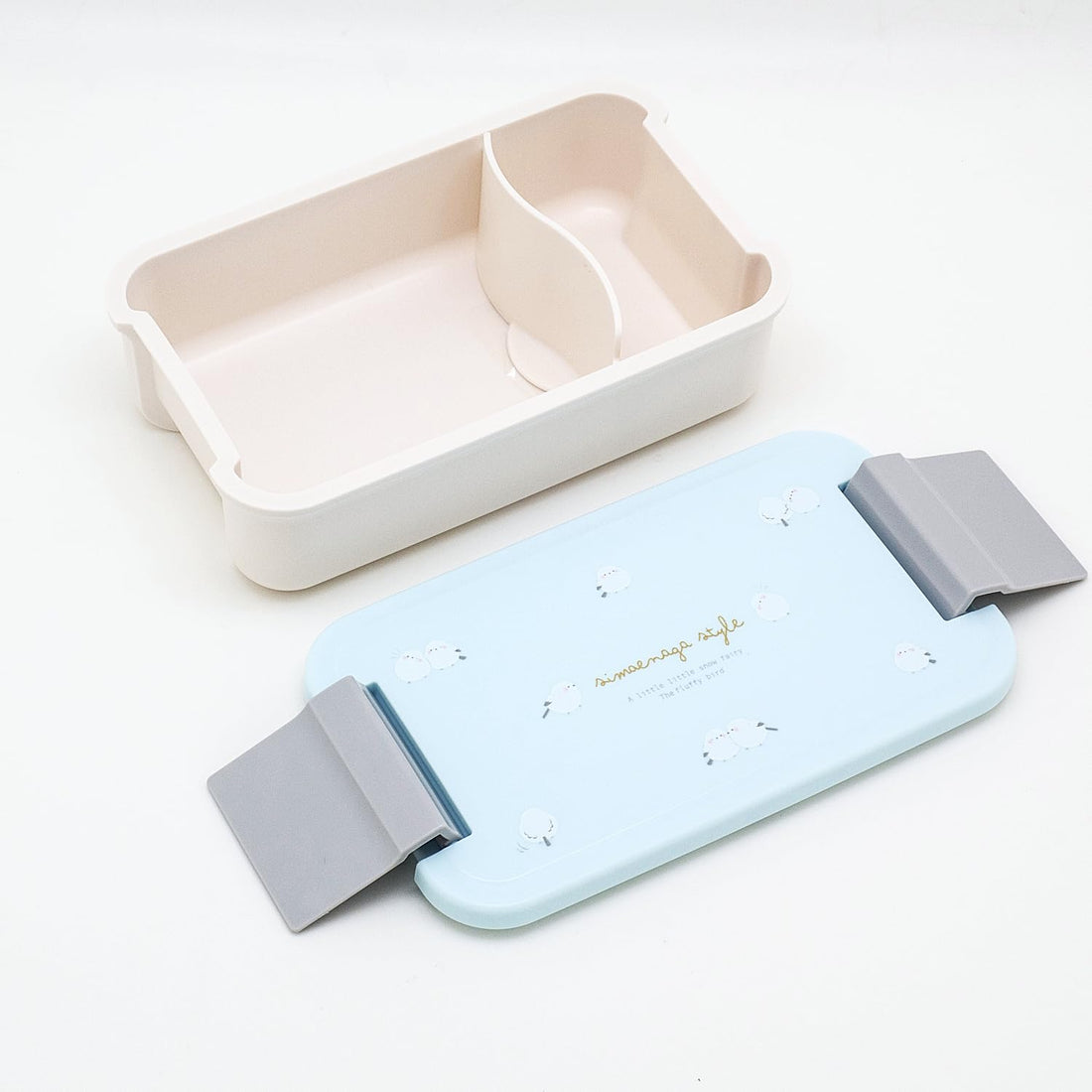 OSK Lunch Box with Dividers Light Blue 550ml