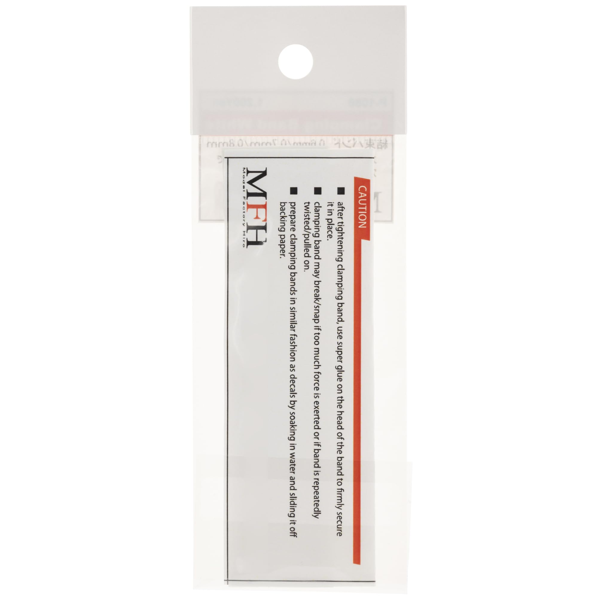 Model Factory Hiro White Ties for Models 30 Pieces