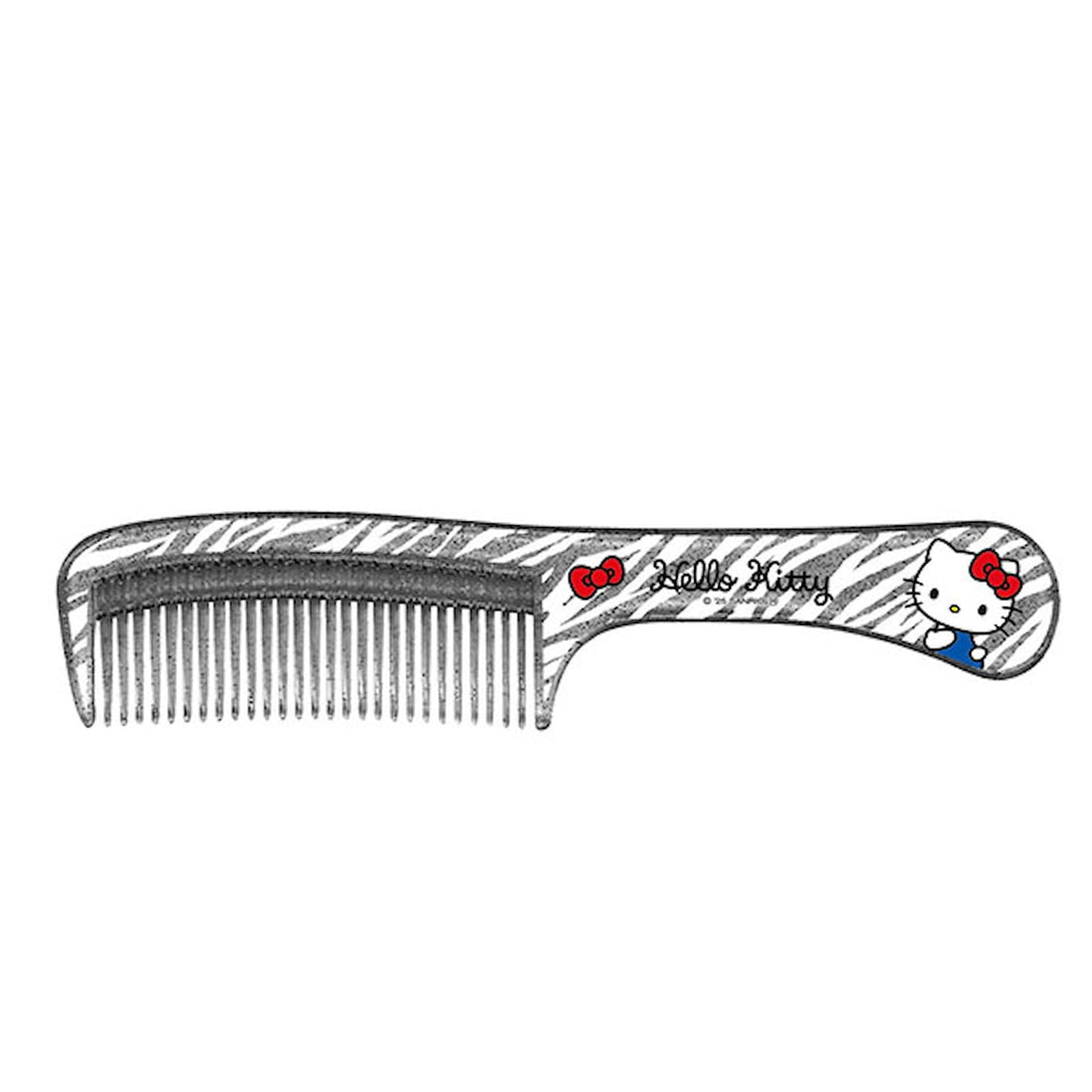 K Company Sanrio Characters Comb Hello Kitty Zebra Design
