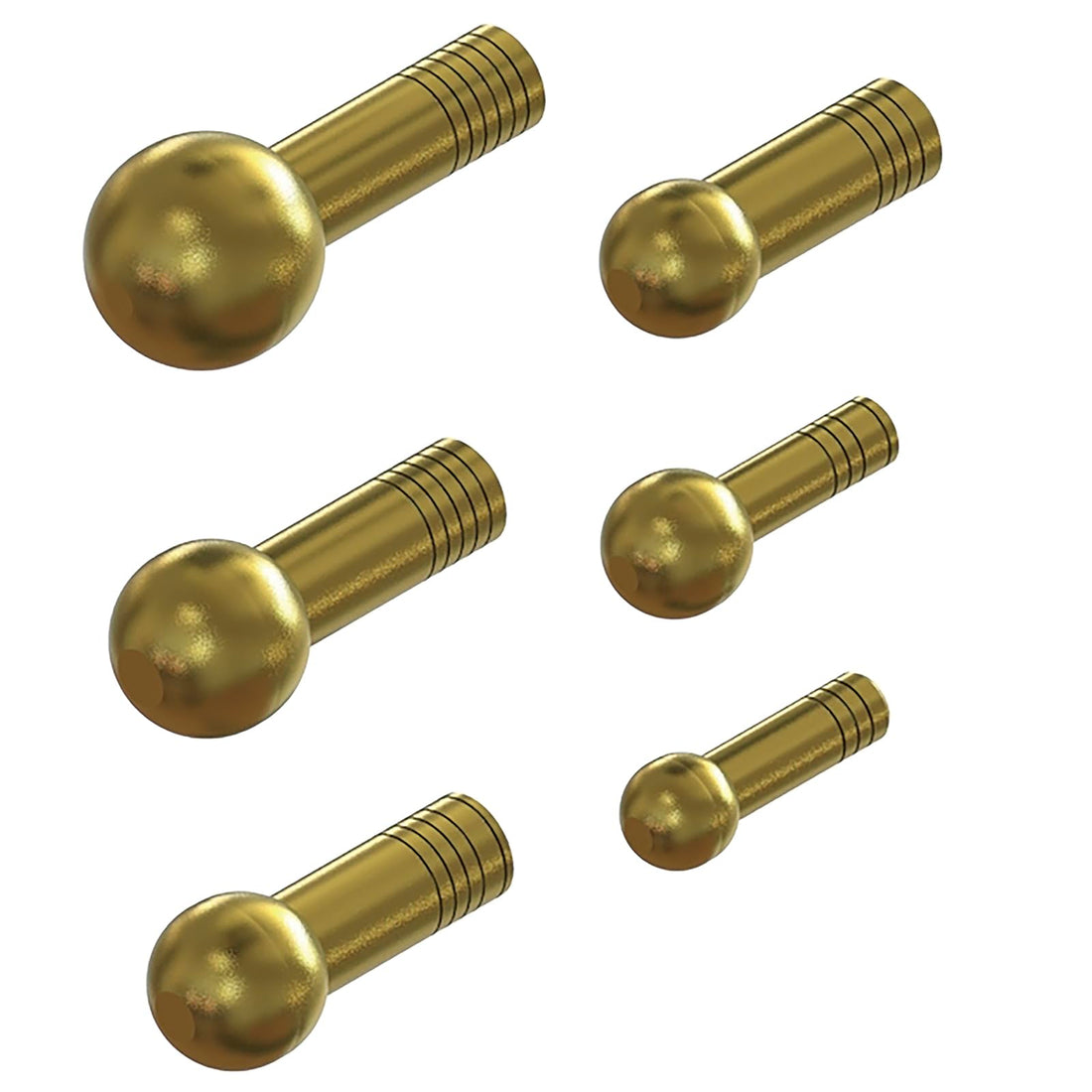Modelart Non-Breakable Ball Joints Set of 6 for Scale Models
