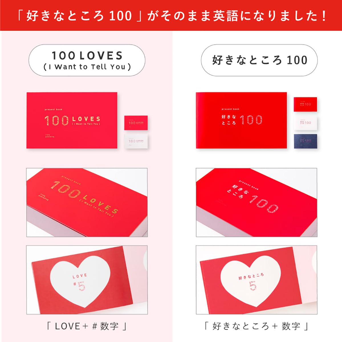 Iroha Publishing 100 Favorite Places Book Red Gold Edition