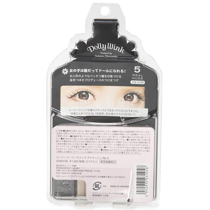 Dolly Wink No.5 Real Nude Eyelashes for Natural Look