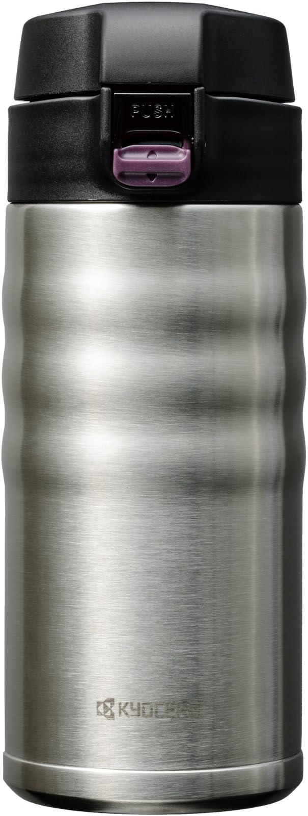 Kyocera 350ml Coffee Bottle with One-Touch Lid and Ceramic Interior