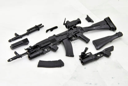 TOMYTEC Little Armory 1/12 AK74M and GP25 Type Unpainted Model Kit