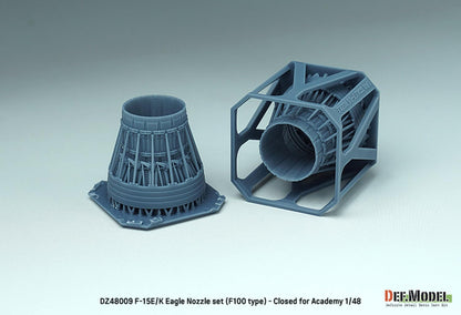 DEF.MODEL F100 Engine Nozzle Set for F-15E and F-15K 1/48 Scale Model