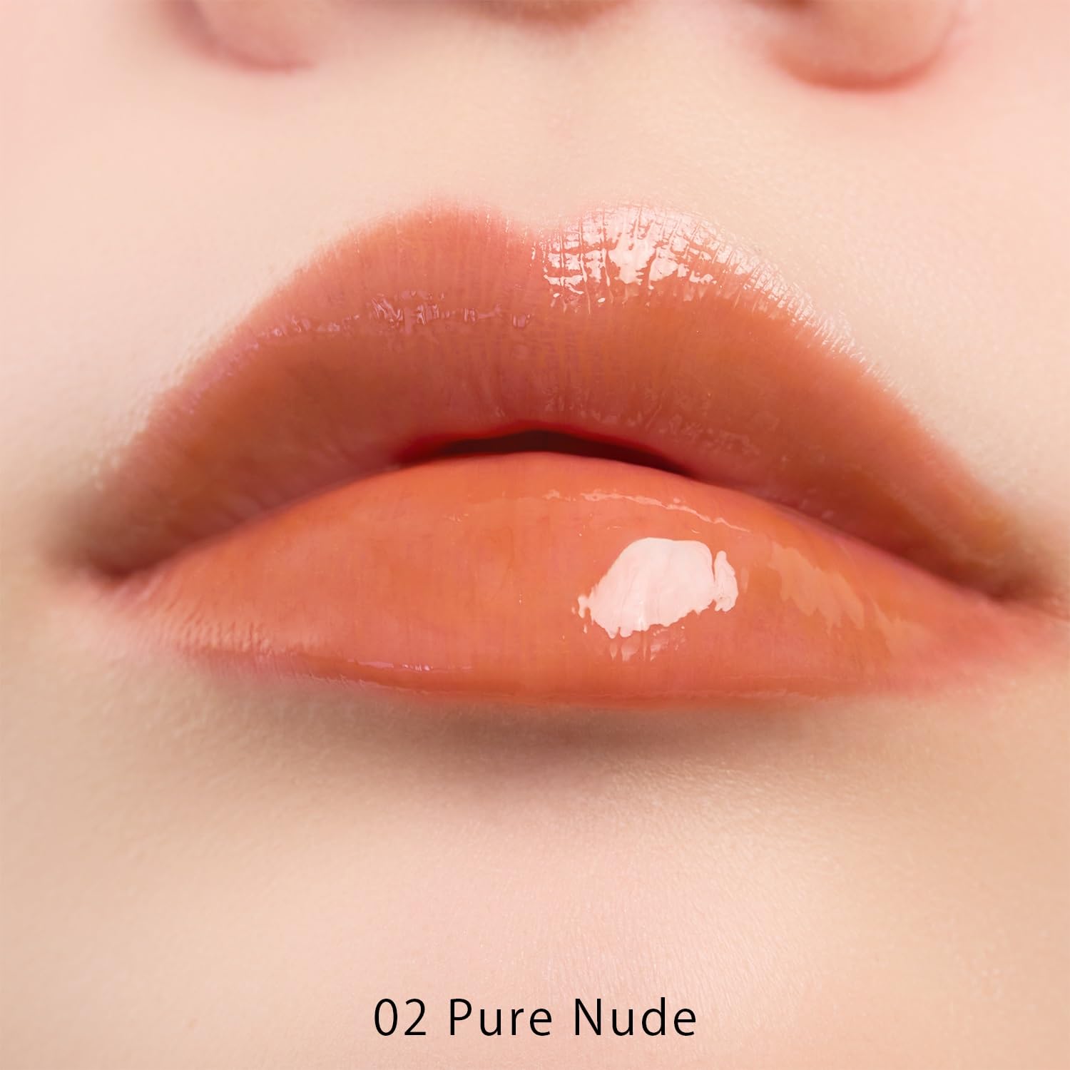 to/one Petal Blooming Gloss 02 Pure Nude Lip Gloss Hydrating Shine