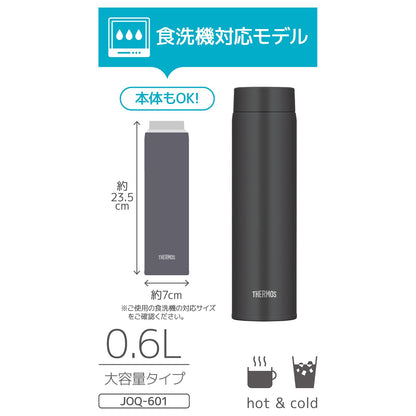 THERMOS Vacuum Insulated Travel Mug 600ml with Dishwasher Safe Design