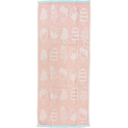Hayashi Face Towel Set Soft and Absorbent Pink 34x80cm