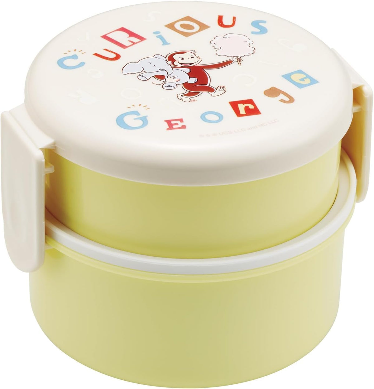 Skater Round Lunch Box 500ml with Fork for Kids