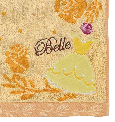 Marushin Disney Beauty and the Beast Face Towel with Belle Embroidery 34x80cm