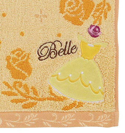 Marushin Disney Beauty and the Beast Face Towel with Belle Embroidery 34x80cm