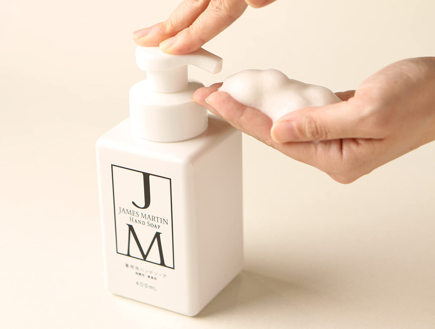 JAMES MARTIN Foaming Hand Soap 400ml with Naturally Derived Ingredients