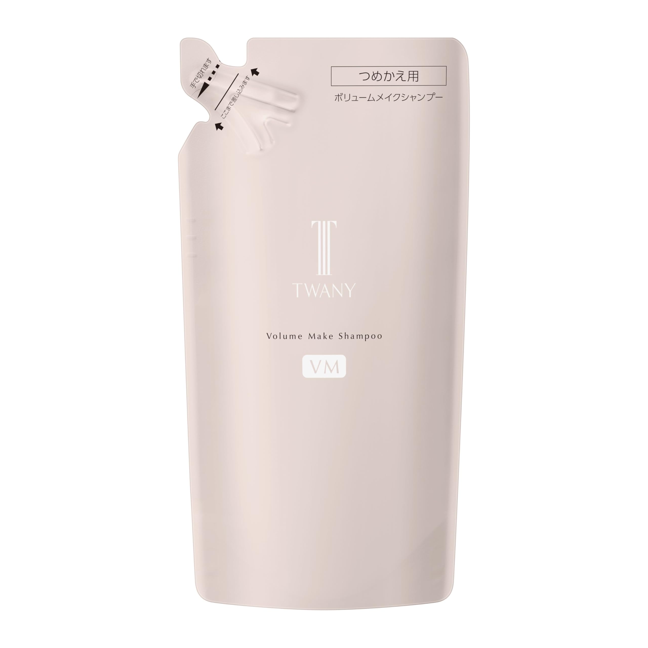 Towanii Volume Make Shampoo Refill 350ml with Herbal Garden Scent