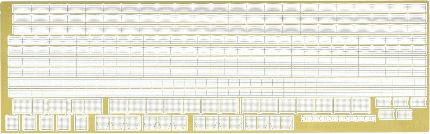 Tetra Model 1/350 Scale Model Handrails and Safety Nets for Kits