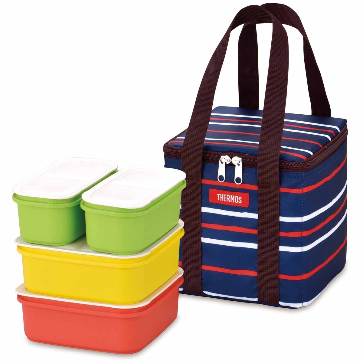 THERMOS Family Fresh Lunch Box 2.7L Navy for Meal Prep