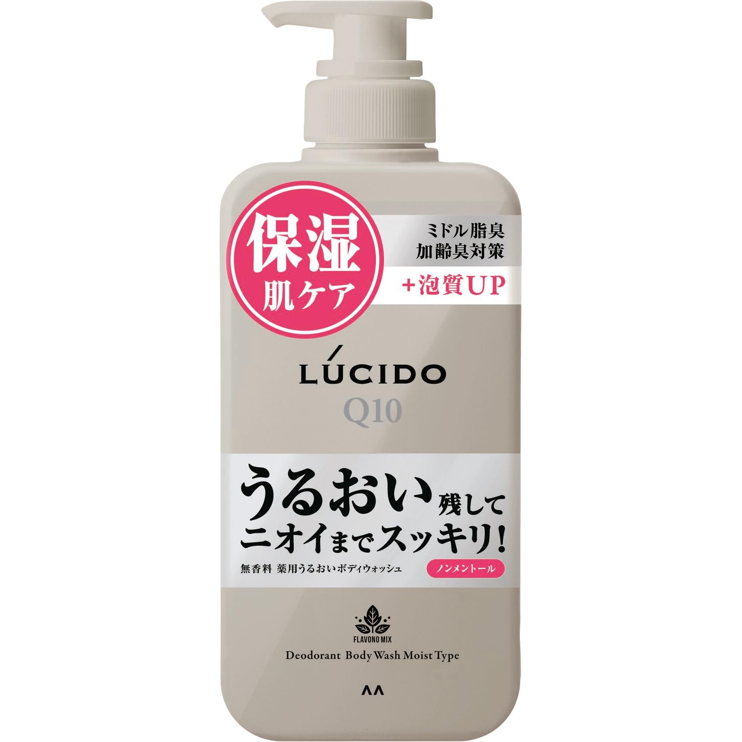 LUCIDO Body Wash for Men 450ml Fragrance-Free Moisturizing Formula