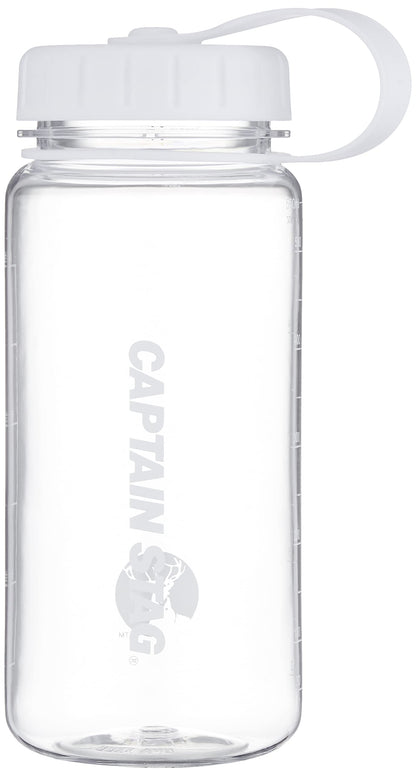 CAPTAIN STAG Water Bottle 550ml with Rice Measurement White