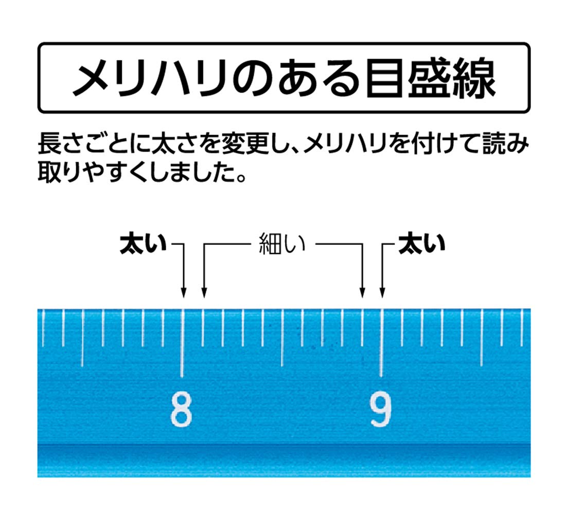 Shinwa Sokutei Aluminum Triangular Scale 15cm for Surveying