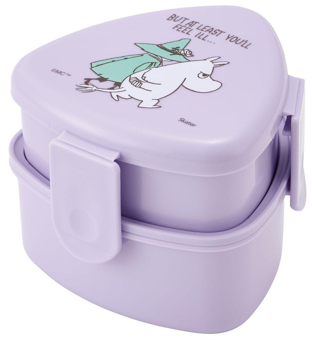 Skater Two-Tiered Bento Box with Antibacterial Features 500ml