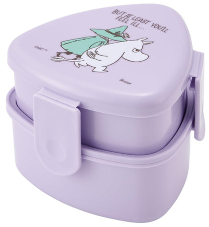 Skater Two-Tiered Bento Box with Antibacterial Features 500ml