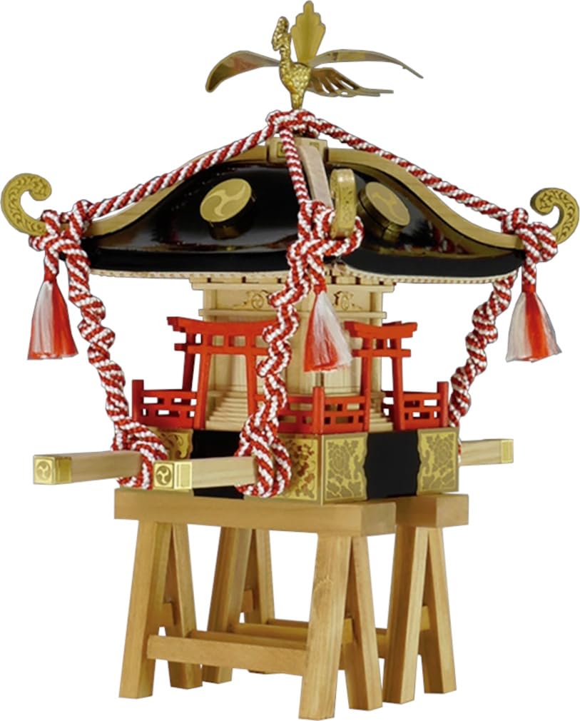 Woody JOE Mini Mikoshi Wooden Model Kit for Scenic Displays