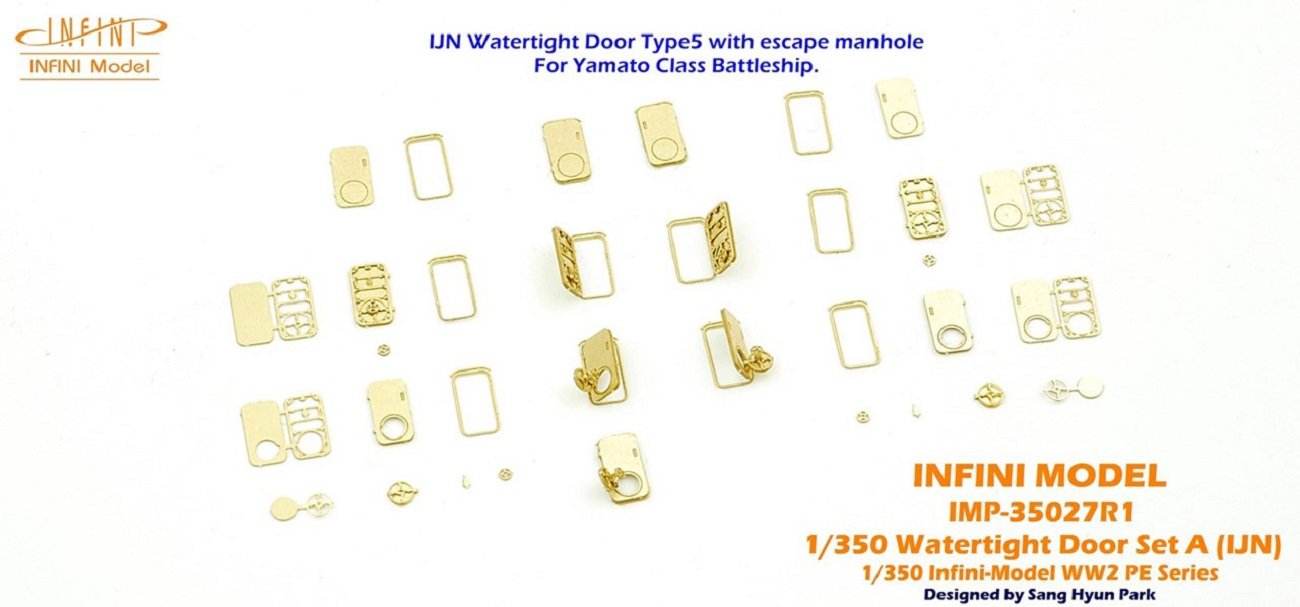 Infini Model 1/350 Scale IMP Series Japanese Navy Watertight Doors