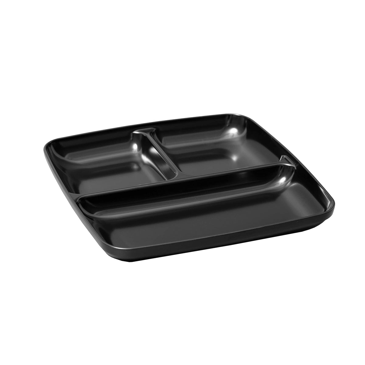 Paarukinzoku Stack Lunch Plate Antibacterial Made in Japan Lightweight Black