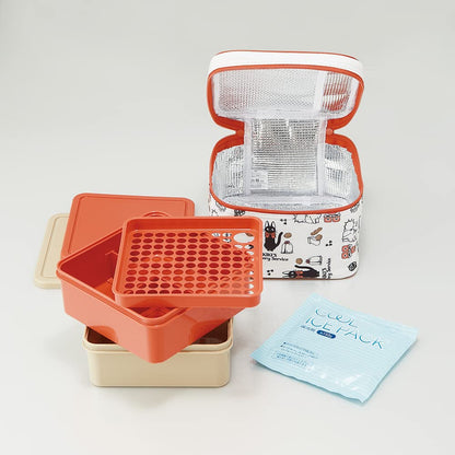 Skater Bento Box with Insulated Bag and Ice Pack 2240ml