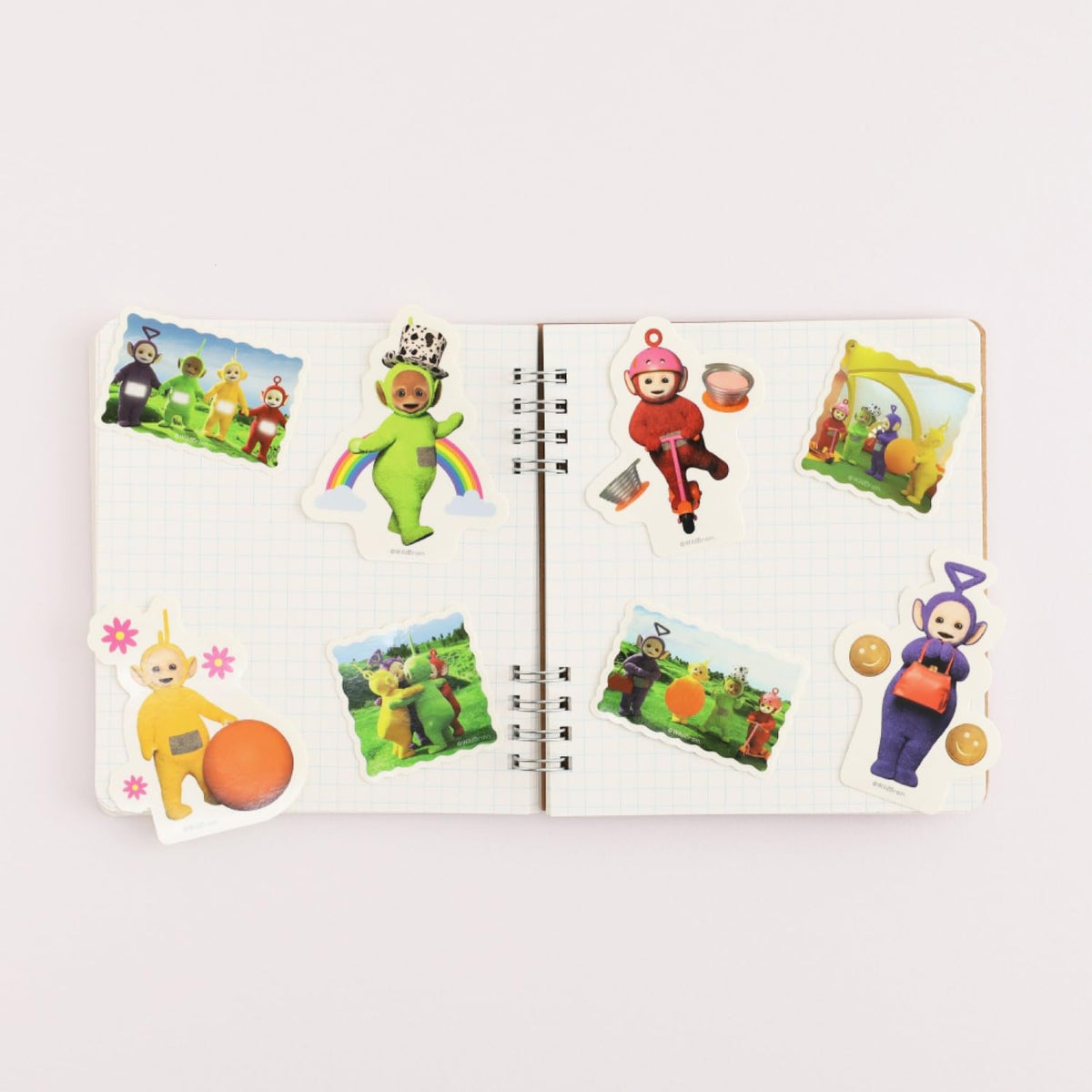 Overglad TeleTubbies Square Ring Notebook for Collectors