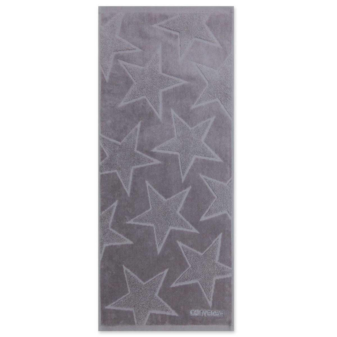 Hayashi Serviette de toilette Converse Cool Star grise, env. 34 × 80 cm