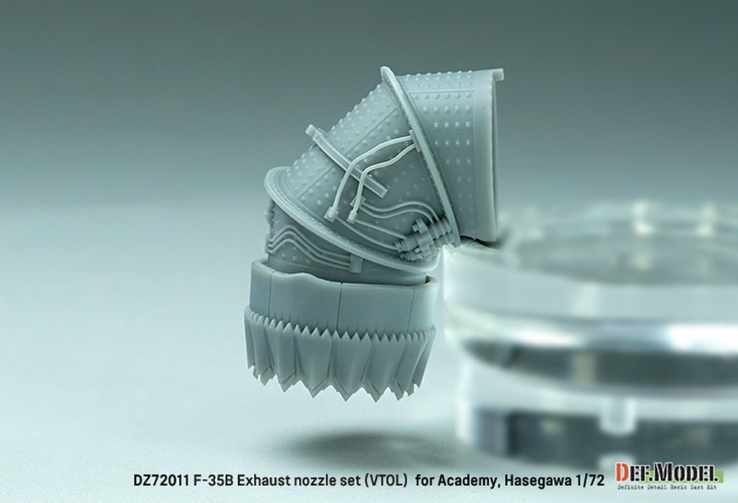 DEF.MODEL 1/72 F-35B Lightning II Engine Nozzle Set for Academy and Hasegawa Kits