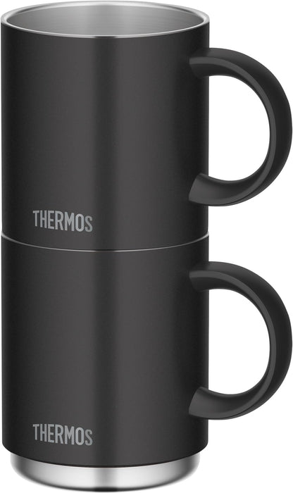 THERMOS Vacuum Insulated Mug 350ml Black for Daily Use